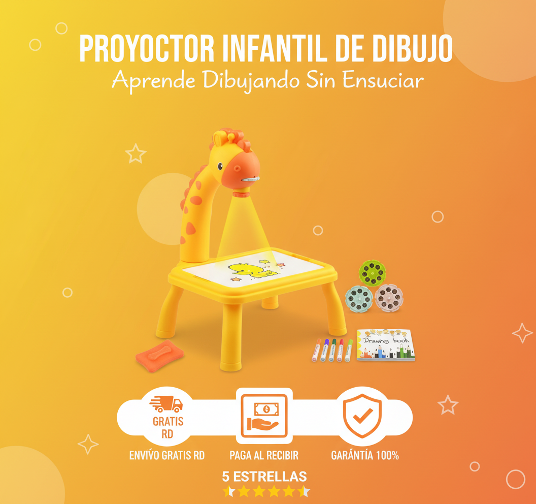 Proyector de dibujo para niños: juguete multifuncional para máquina de dibujar, juguete de pintura de proyección de aprendizaje preescolar, máquina de pintura para niños y niñas de 4 a 6 años Proyector de dibujo para niños: juguete multifuncional para máquina de dibujar, juguete de pintura de proyección de aprendizaje preescolar, máquina de pintura para niños y niñas de 4 a 6 años
