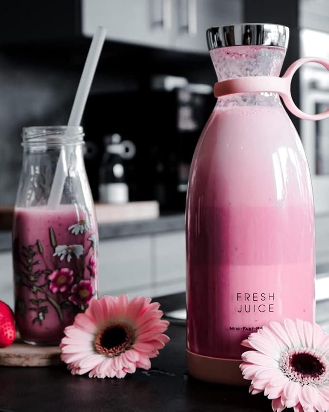 🥤 Batidos y jugos al instante: Mezclador Portátil USB 6 cuchillas