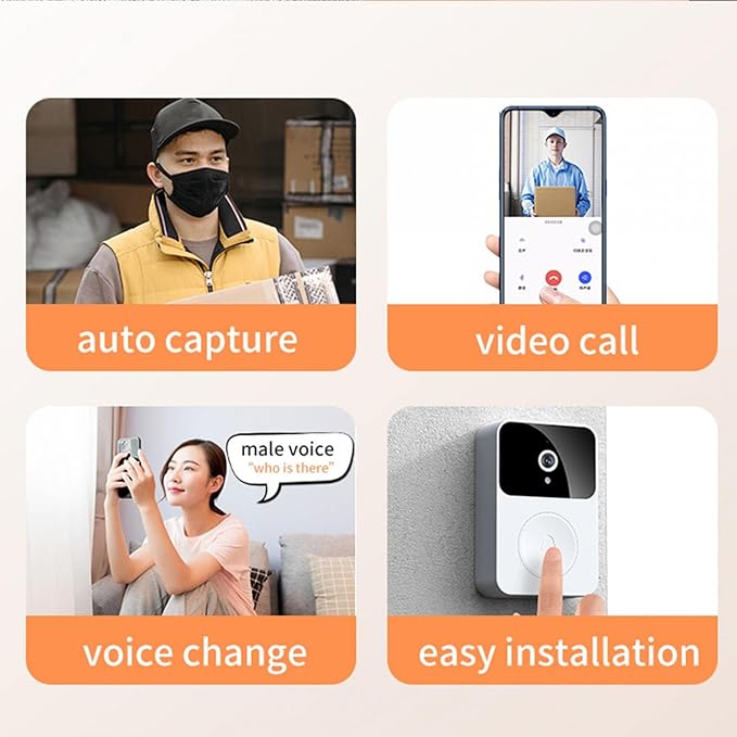 🛎🔐 ¡Vigila tu casa desde el celular! Timbre inteligente con cámara HD