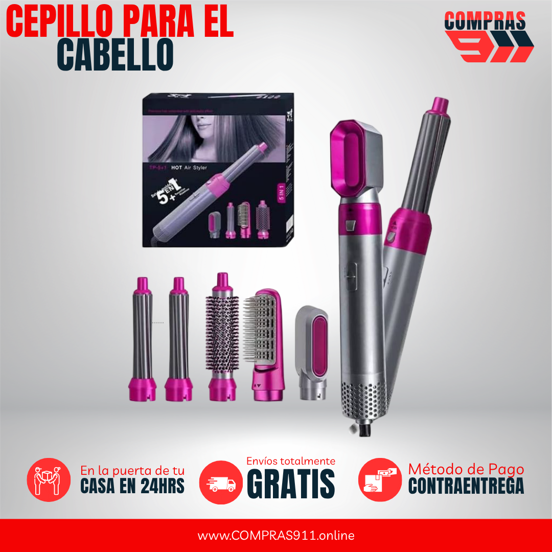 💇‍♀️CEPILLO PARA EL CABELLO 5 EN 1, SECADOR