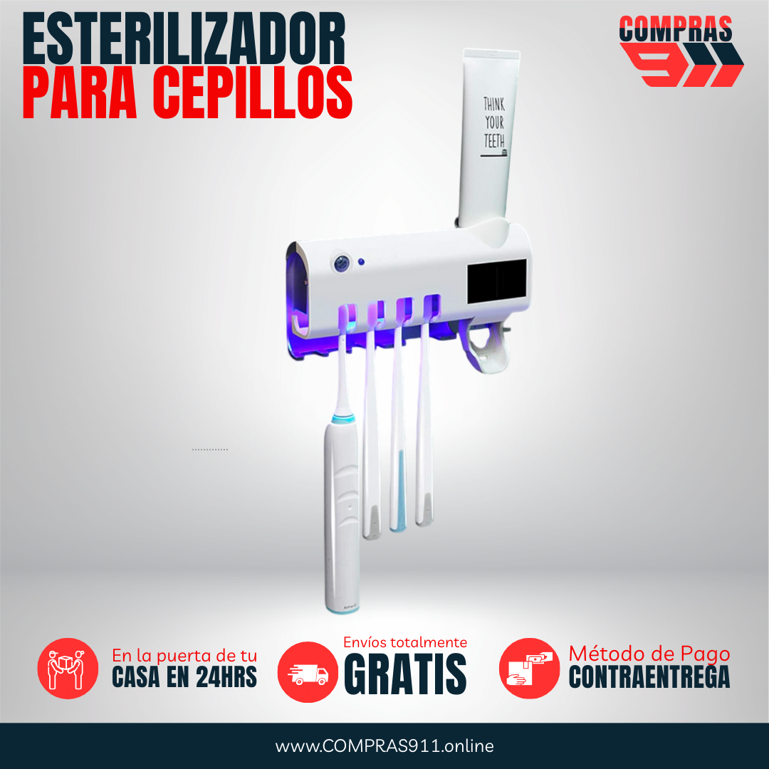 🦷 Esterilizador UV para Cepillos – Higiene y organización en tu baño