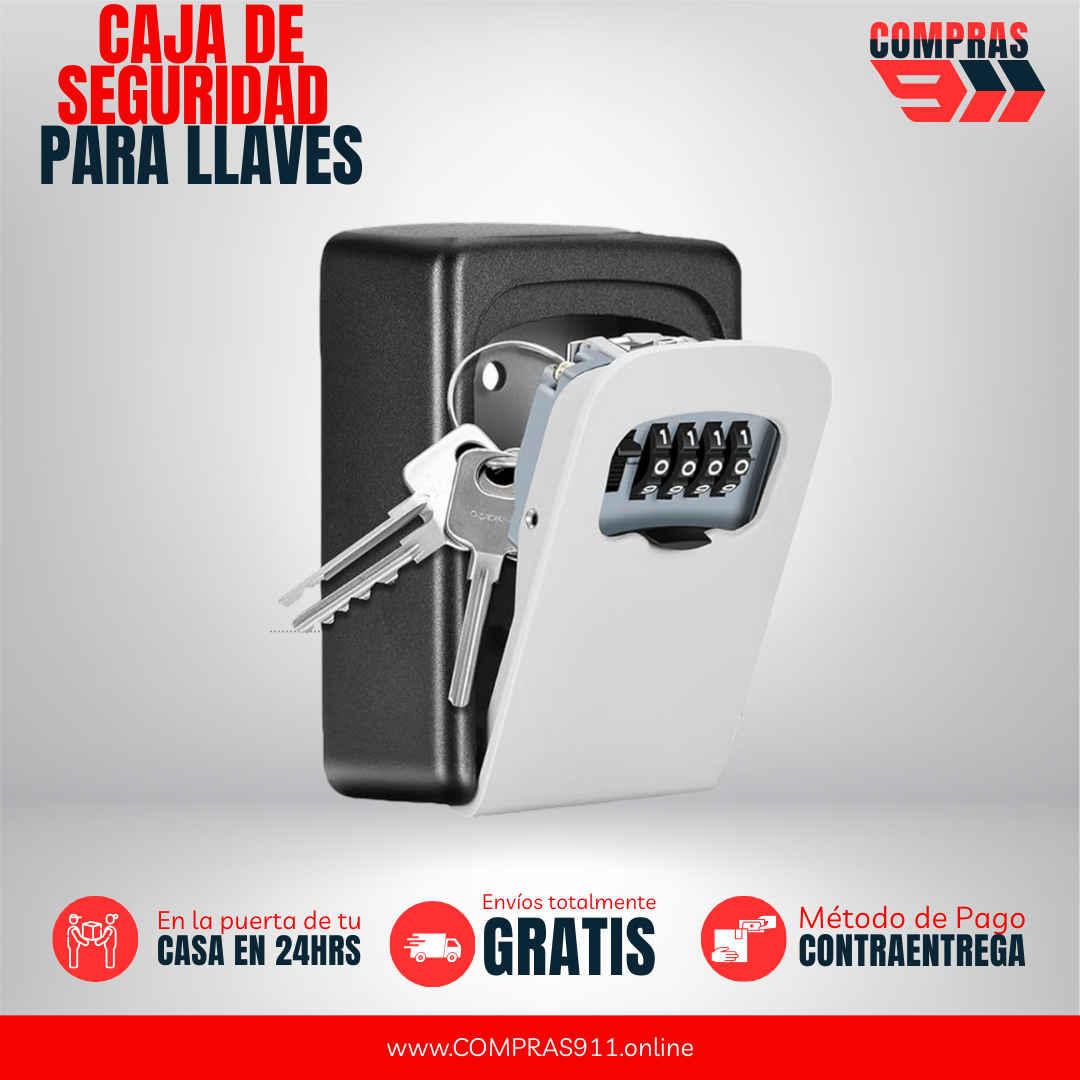 🔒 Caja de Seguridad para Llaves – Resistente y confiable