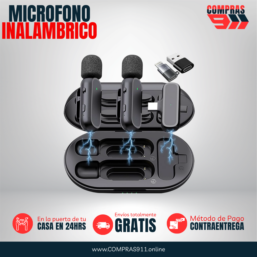 🎤 Micrófono Inalámbrico de Banda al Cuello: Audio Claro + Libertad Total