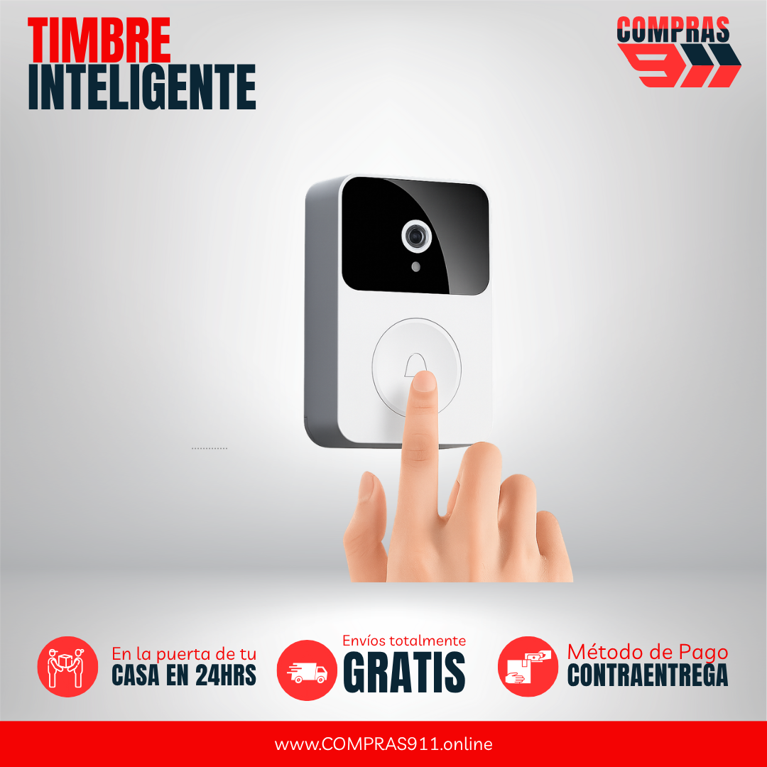 🛎🔐 ¡Vigila tu casa desde el celular! Timbre inteligente con cámara HD