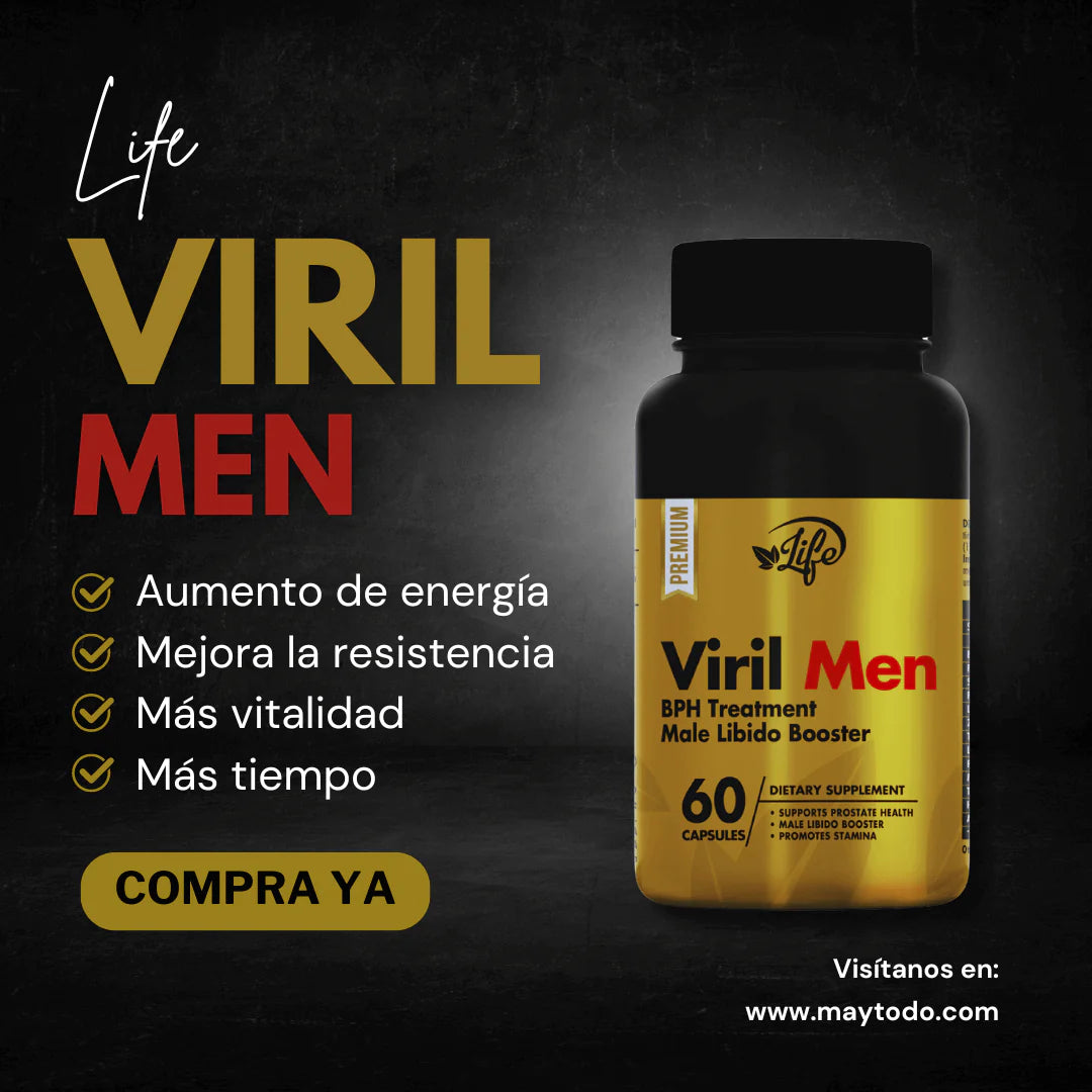 🧔‍♂️💥 ¡Recupera tu Potencia Natural con Viril Men!