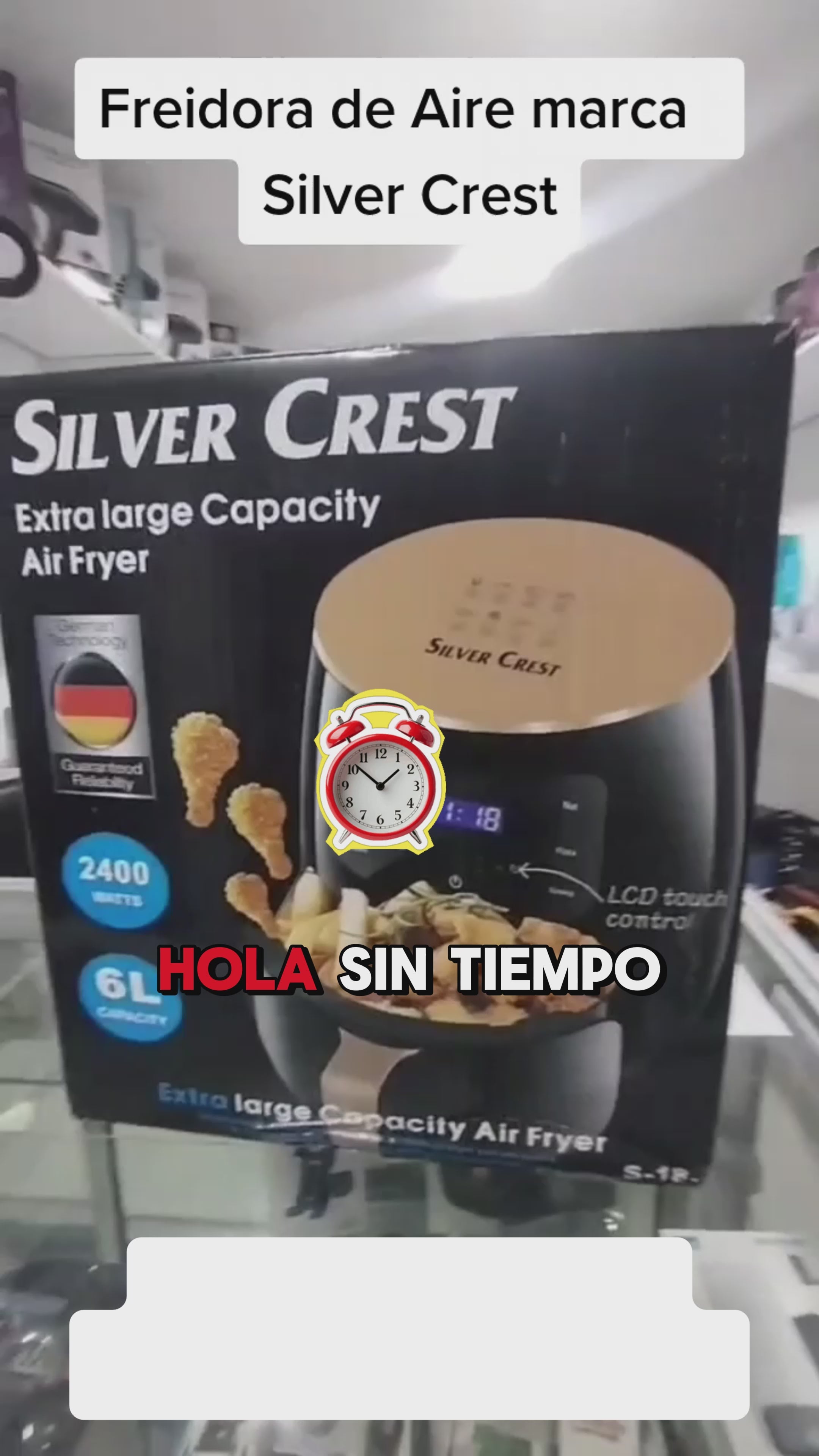 Freidora de Aire Silver Crest 8L – ¡Transforma tu forma de cocinar desde hoy!