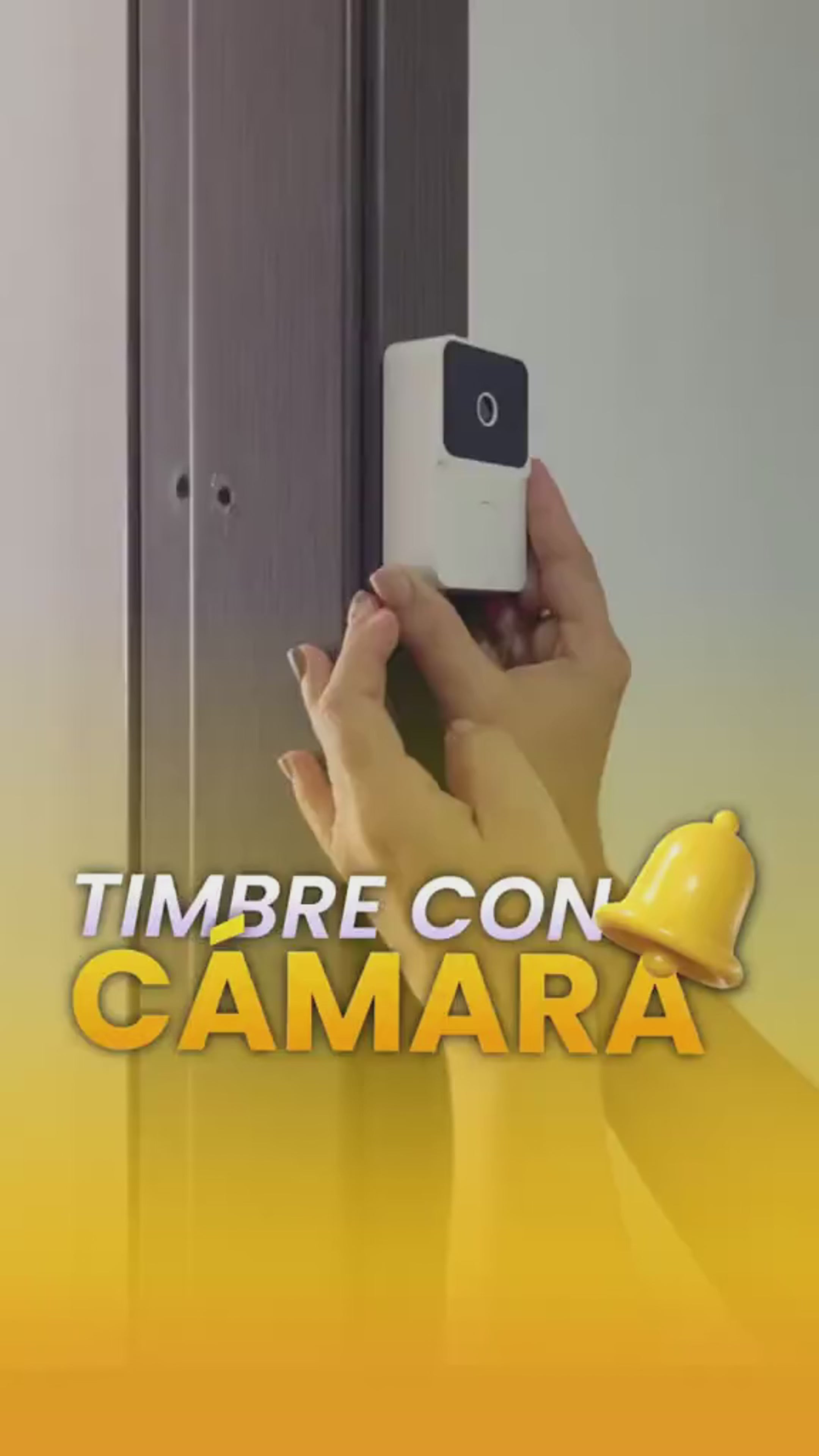 🛎🔐 ¡Vigila tu casa desde el celular! Timbre inteligente con cámara HD