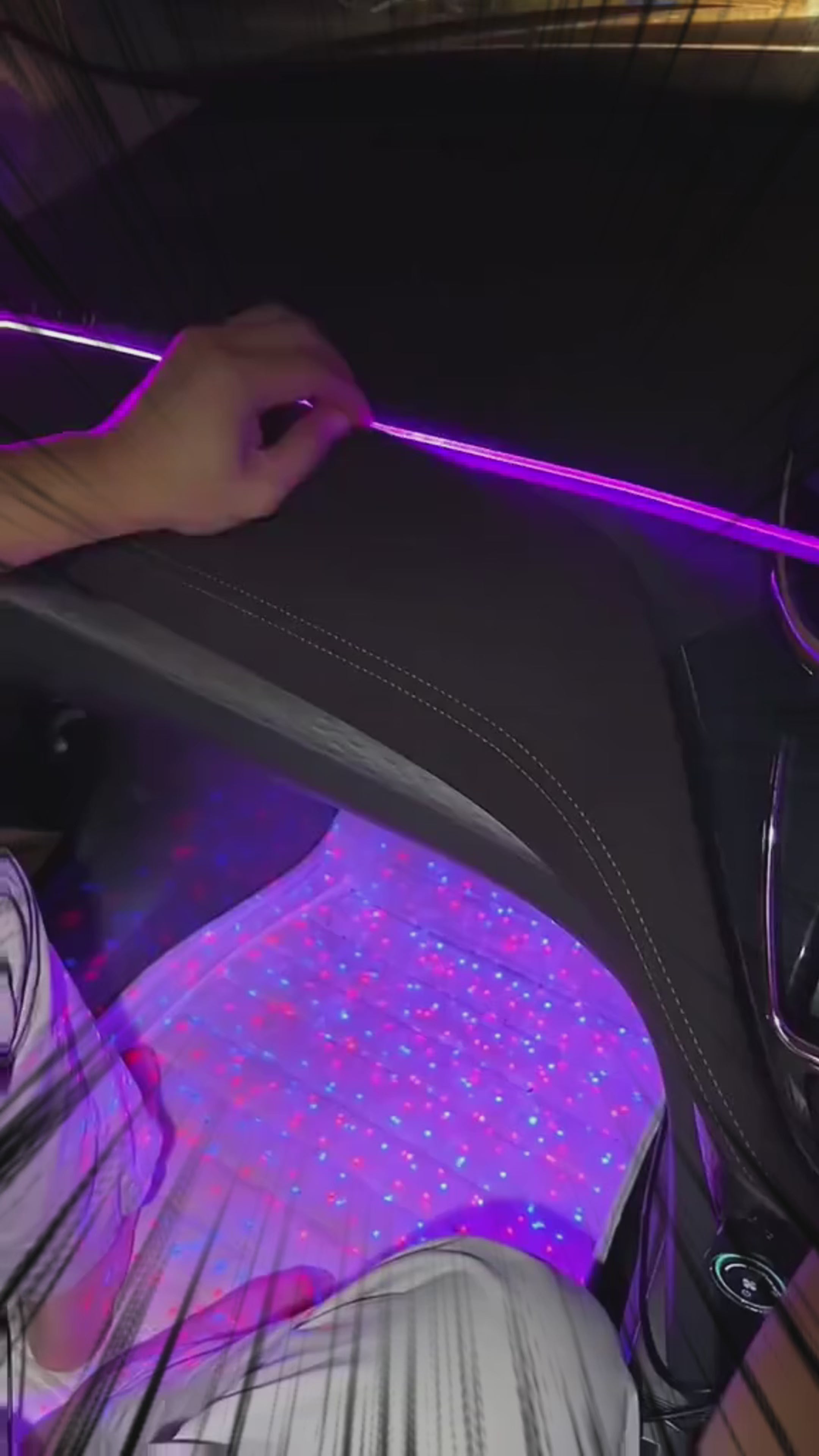 🚗✨ Ilumina tu auto con estilo: Luces LED interiores con App
