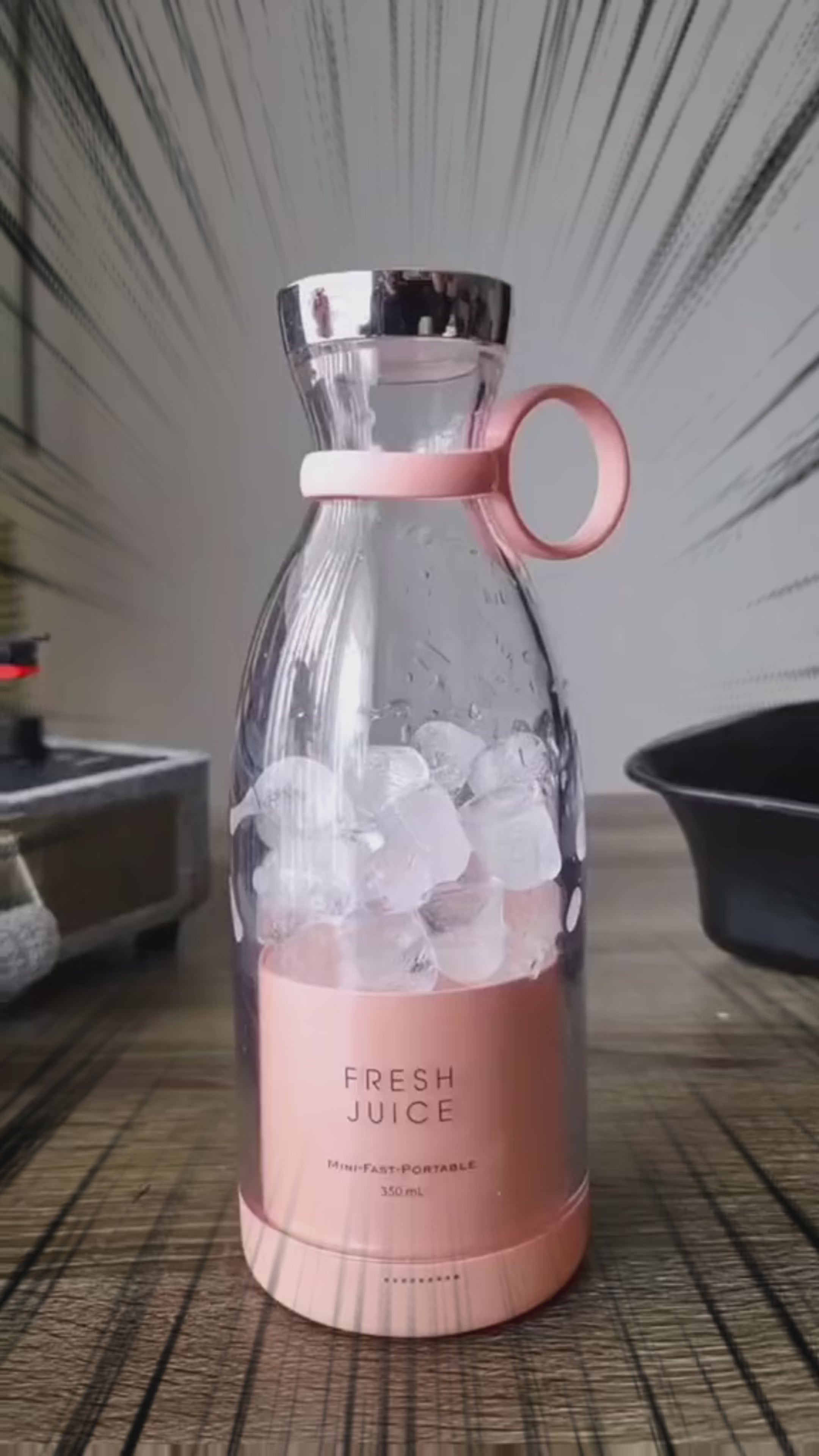 🥤 Batidos y jugos al instante: Mezclador Portátil USB 6 cuchillas