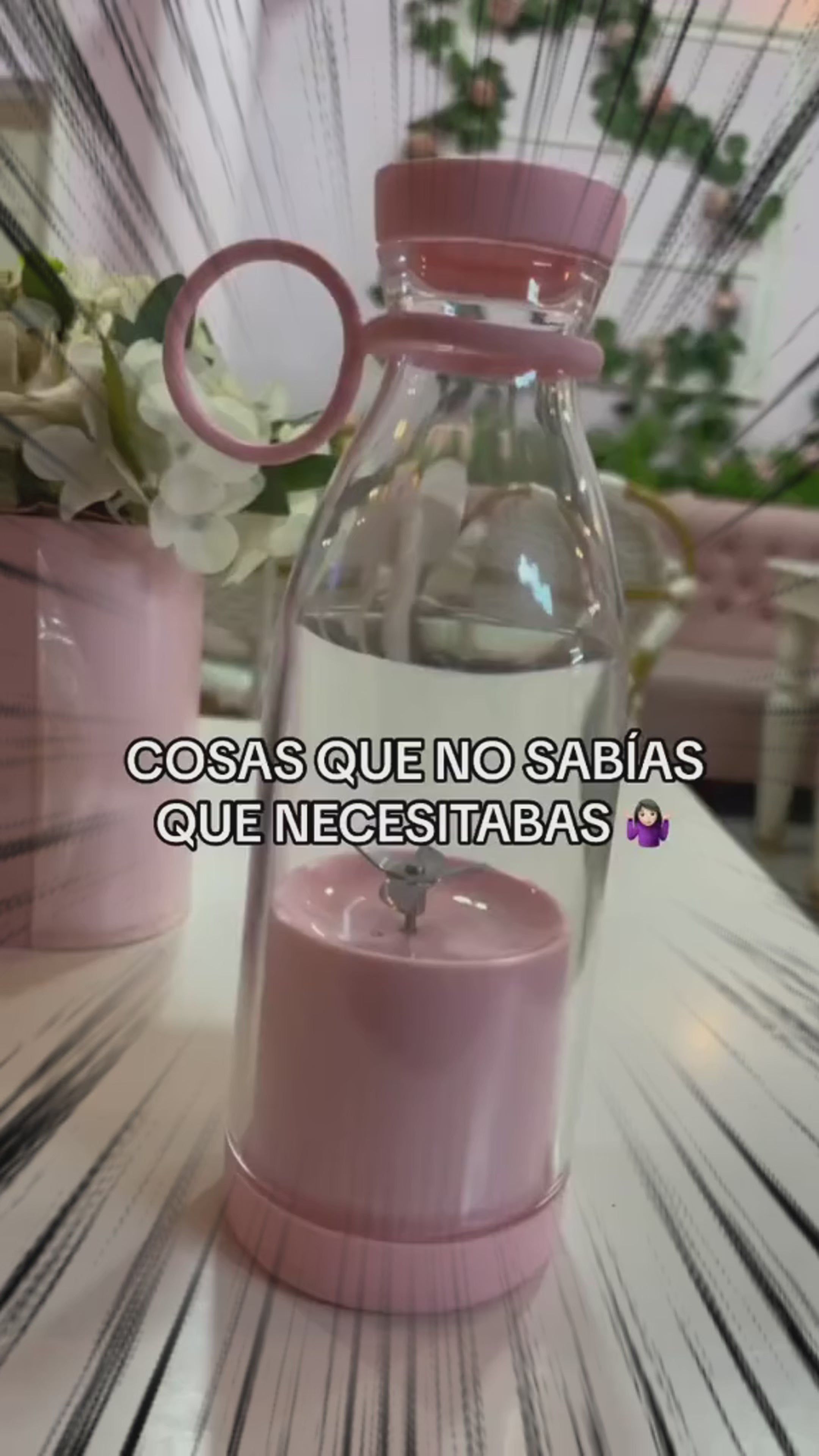 🥤 Batidos y jugos al instante: Mezclador Portátil USB 6 cuchillas